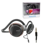 фото Наушники PHILIPS SHS5200/10, проводные, 1,5 м, стерео, накладные, с шейным ободом, черный с красным