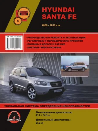 Фото Hyundai Santa Fe c 2006 г. Руководство по ремонту и эксплуатации