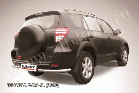 Фото Slitkoff Уголки d57 черные TOYOTA RAV-4 L (2009)