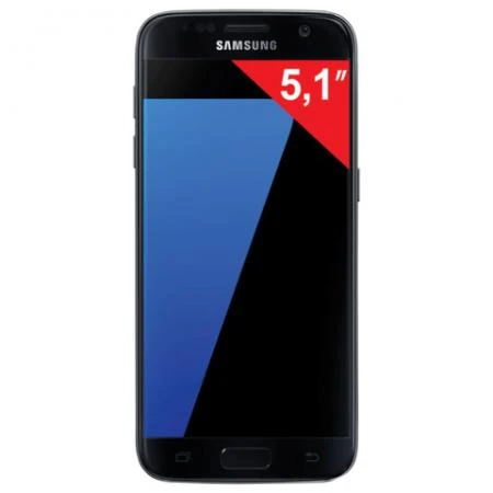 Фото Смартфон SAMSUNG Galaxy S7, 2 SIM, 5,1", 4G (LTE), 5/12 Мп, 32 Гб, microSD, черный, металл и 3D-стекло