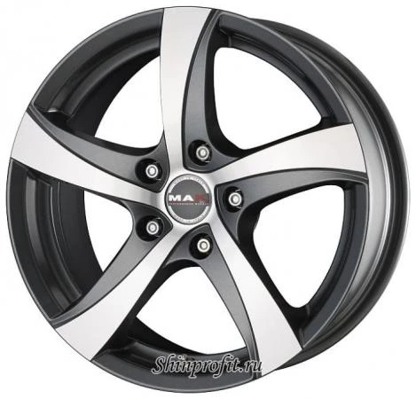 Фото Mak Mistral 8x17/5x108 D72.6 ET35 Gun Metallic-Mirror Face