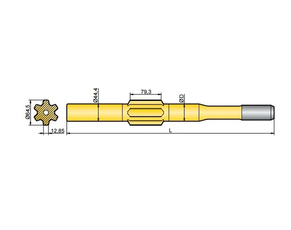 Фото Хвостовик аналог Ingersoll YH 60A