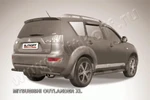 фото Slitkoff Уголки d57 черные MITSUBISHI OUTLANDER XL (до 2010)