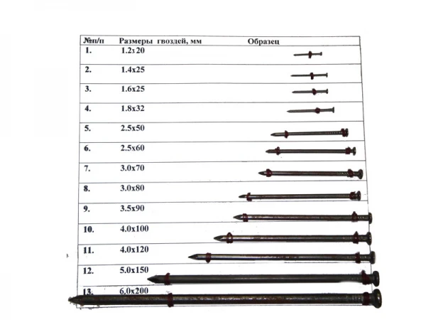Фото Гвозди 6,0х200 (5кг)