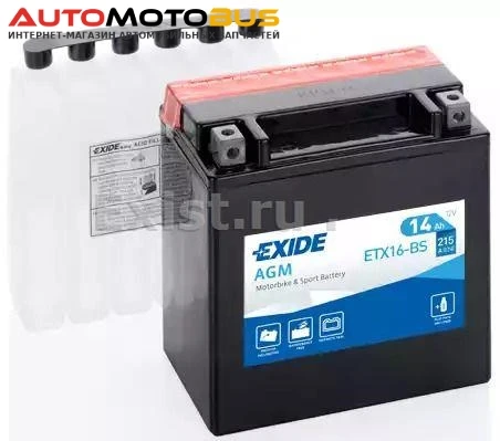 Фото Exide ETX16-BS