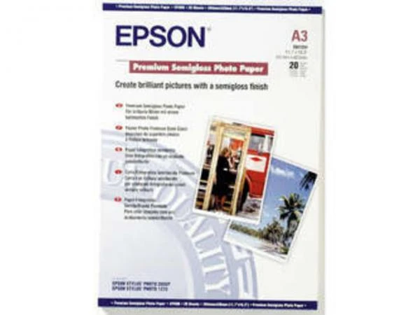 Фото Epson Premium Semiglossy Photo Paper A3 260 гр/м2, 297 х 420 мм (20 листов)