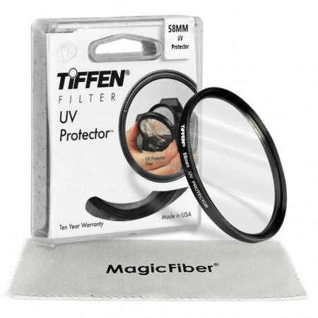 Фото Tiffen Светофильтр Tiffen 58MM UV Protection Filter для Canon EOS (750D 700D 650D 600D 550D 500D 450D 400D 350D 100D)