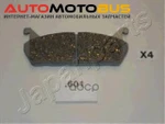 фото Комплект тормозных колодок Japanparts PP601AF