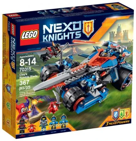 Фото Lego Дания Конструктор Lego Nexo Knights 70315 Clay's Rumble Blade (Лего 70315 Устрашающий разрушитель Клэя)