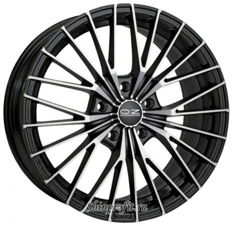 Фото OZ Racing Ego 8x18/5x114.3 D75 ET45 Matt Black Diamond Cut