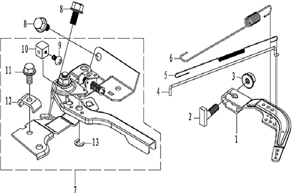 Фото HUSQVARNA Переходник культиватора Husqvarna TF 338 (03-2015 г.в.) (рис.10)