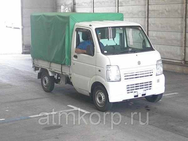 Фото Микрогрузовик SUZUKI CARRY кузов DA63T бортовой тентованный гв 2012 пробег 6 тыс км