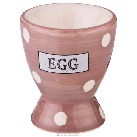 Фото Подставка под яйцо pink egg 5,6х5,6х6,6 см