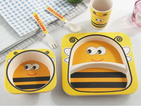 Фото Набор детской посуды из бамбука Bamboo Ware Kids Set 