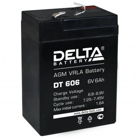 Фото Аккумуляторная батарея DELTA DT 606