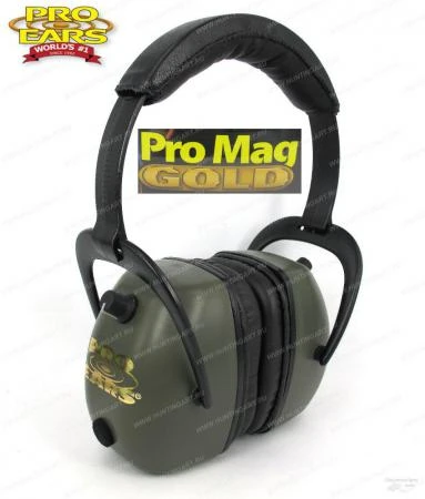 Фото Наушники активные Pro Ears Pro Mag Gold, стерео, складные