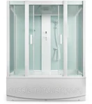 фото Душевой бокс MIRWELL MR3515TP-C3 150х80х215см с высоким поддоном с крышей стекло матовое 4 мм