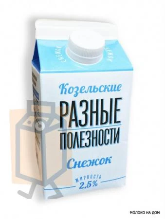 Фото Снежок "Разные полезности" 2,5% 450г стакан (г. Козельск, Россия)