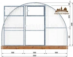 Фото №4 Теплица "Насон-Урожайная"