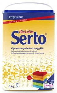 Фото Kiilto SERTO BIO COLOR By 8кг стиральный порошок для цветного белья 1/1