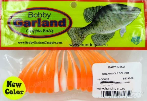 Фото Силиконовые приманки Bobby Garland Baby Shad 2 Расцветка BS296-18 DREAMSICLE DELIGHT