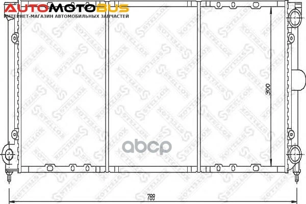 Фото Радиатор системы охлаждения Stellox 1025052SX