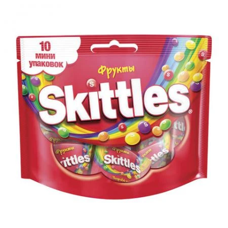 Фото Жевательная конфета SKITTLES (Скитлс) "Фрукты"