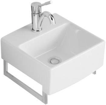 Фото Держатель для полотенца 874900D7 VILLEROY&amp;BOCH PURE BASIC, 290х110 мм, хром, (заказывать 2). | интернет-магазин сантехники Santehmag.ru