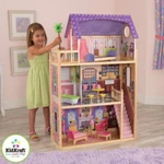 Фото №4 Домик из дерева для кукол 30 см, с мебелью 10 предметов, "Кайла" (Kayla dollhouse) (65092_KE)