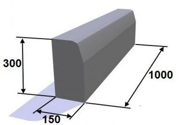 Фото Бордюрный камень БР 100.30.15