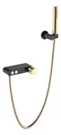 фото Boheme Stick 123-BG Смеситель для ванны BLACK DIAMOND GOLD