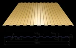 фото Профнастил С-8 (0,7х1200/1150) с полимерным покрытием