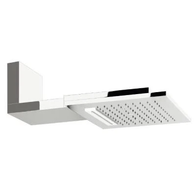 Фото Gessi Colour Quadro 32943 238 Верхний душ с хромотерапией (полированная сталь) | интернет-магазин сантехники Santehmag.ru