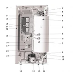 Фото №2 Электрический котел ЭВАН Warmos QX-22,5 (22,5 кВт, насос, бак, клапан, воздухоотводчик)