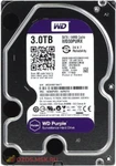 фото Western Digital WD30PURX Purple для видеорегистраторов 3Tb 64Mb SATA-III: Жесткий диск