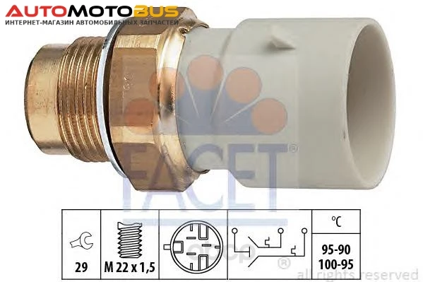 Фото Датчик автомобильный Facet 75676