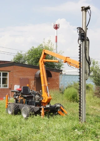 Фото Установка завинчивания винтовых свай МГБ50П