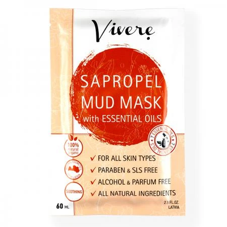 Фото VIVERE SAPROPEL MUD MASK with ESSENTIAL OILS Soothing