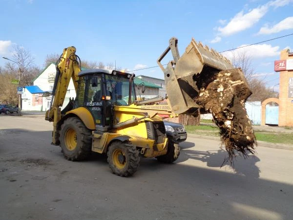 Фото Аренда трактора экскаватора New Holland b110b