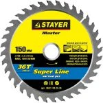 Фото Диск пильный STAYER MASTER "SUPER-Line" по дереву, 150х20мм, 36Т