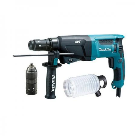 Фото Перфоратор MAKITA HR 2611 FT (X5) в чем. + система пылеудаления (800 Вт