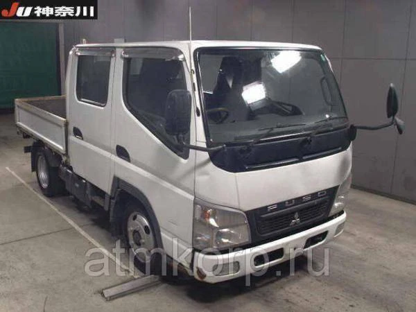 Фото Грузовик двухкабинник бортовой MITSUBISHI CANTER кузов FE70B гв 2008 кабина 6 м грузопод 2 тн пробег 99 т.км