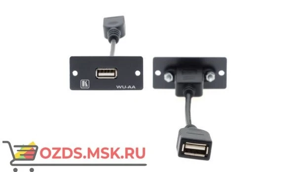 Фото WU-AA(B) ; цвет черный: Модуль-переходник USB розетка А-розетка А