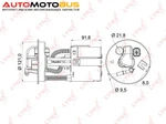 фото Фильтр топливный LYNXauto LF-966M