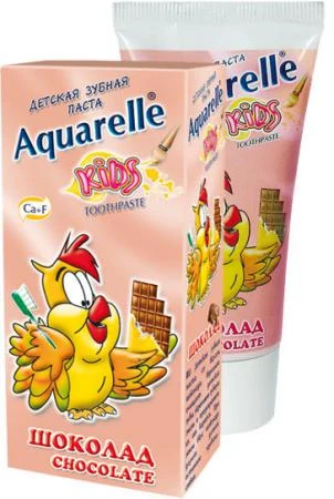 Фото Зубная паста Aquarelle Kids Chokolate СТС Холдинг 50 ml