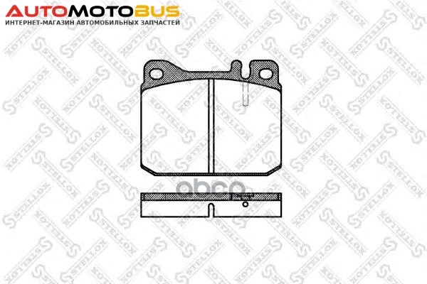 Фото Комплект тормозных колодок Stellox 021020SX