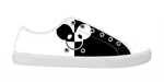 фото Rock Band Deadmau5 Women's Canvas Shoes Women White Low Top Canvas Shoes