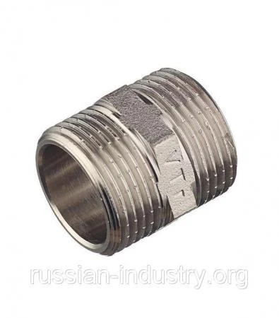 Фото Ниппель (бочонок) 3/4" нар(ш) х 3/4" нар(ш) Valtec