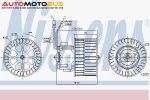 фото Мотор отопителя Nissens 87143