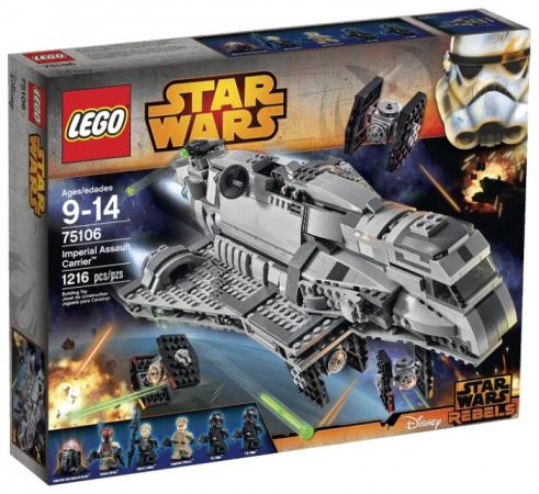 Фото Lego Дания Конструктор Lego Star Wars 75106 Imperial Assault Carrier (Лего 75106 Имперский перевозчик)